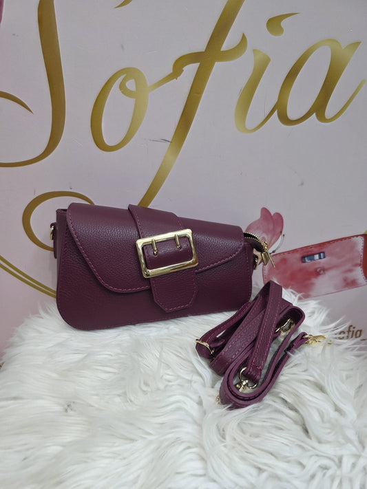 Borsetta Fibia vera pelle