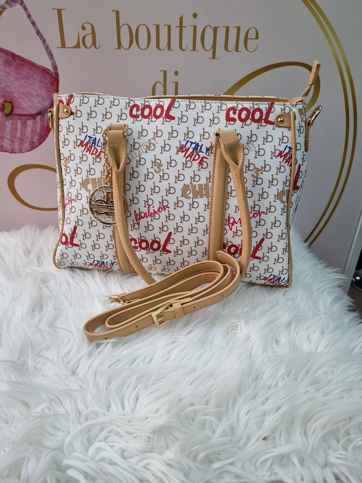 Borsa shopper e tracolla