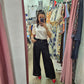 Pantalone palazzo in lino