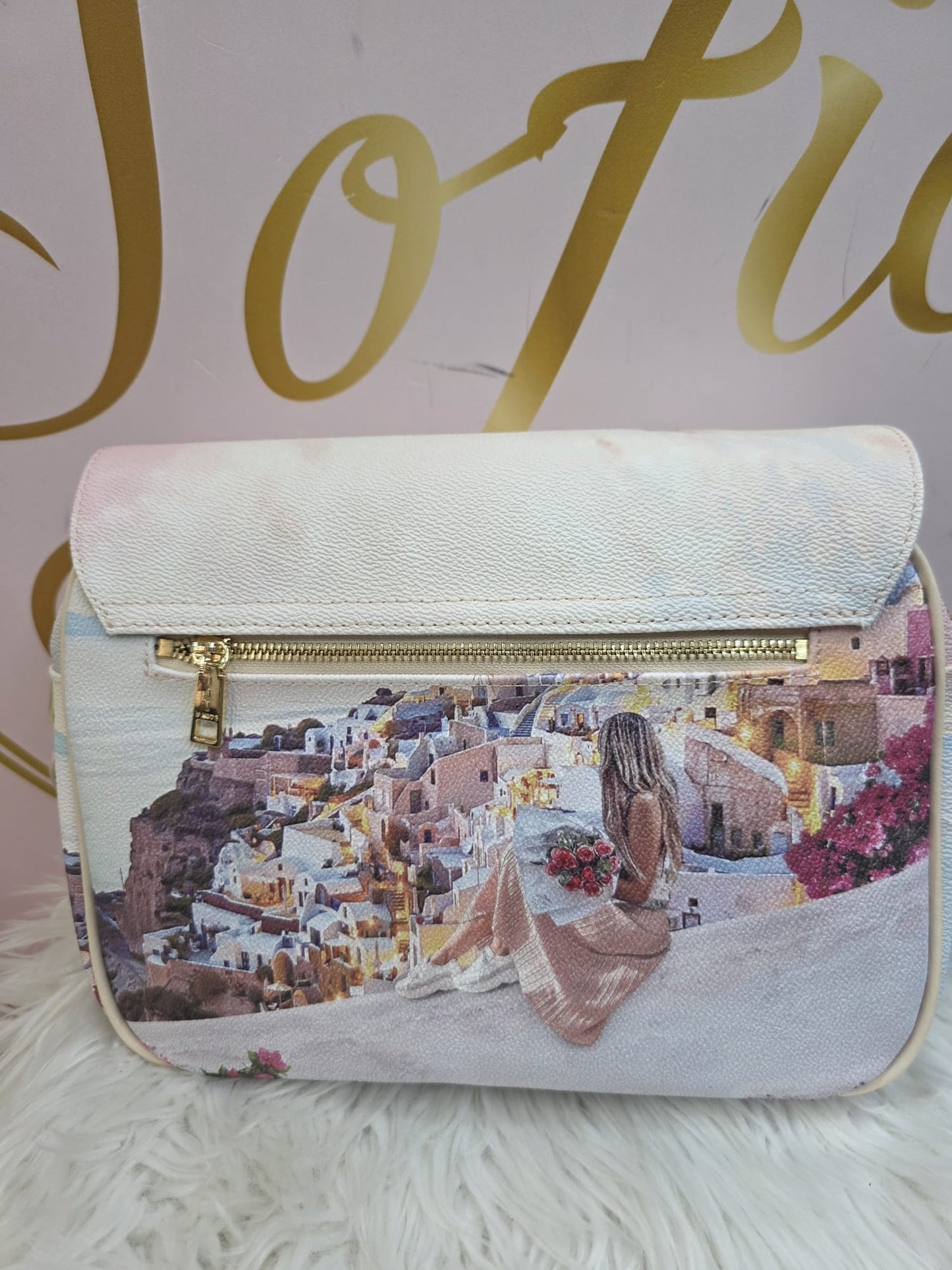 Tracolla multizip media santorini