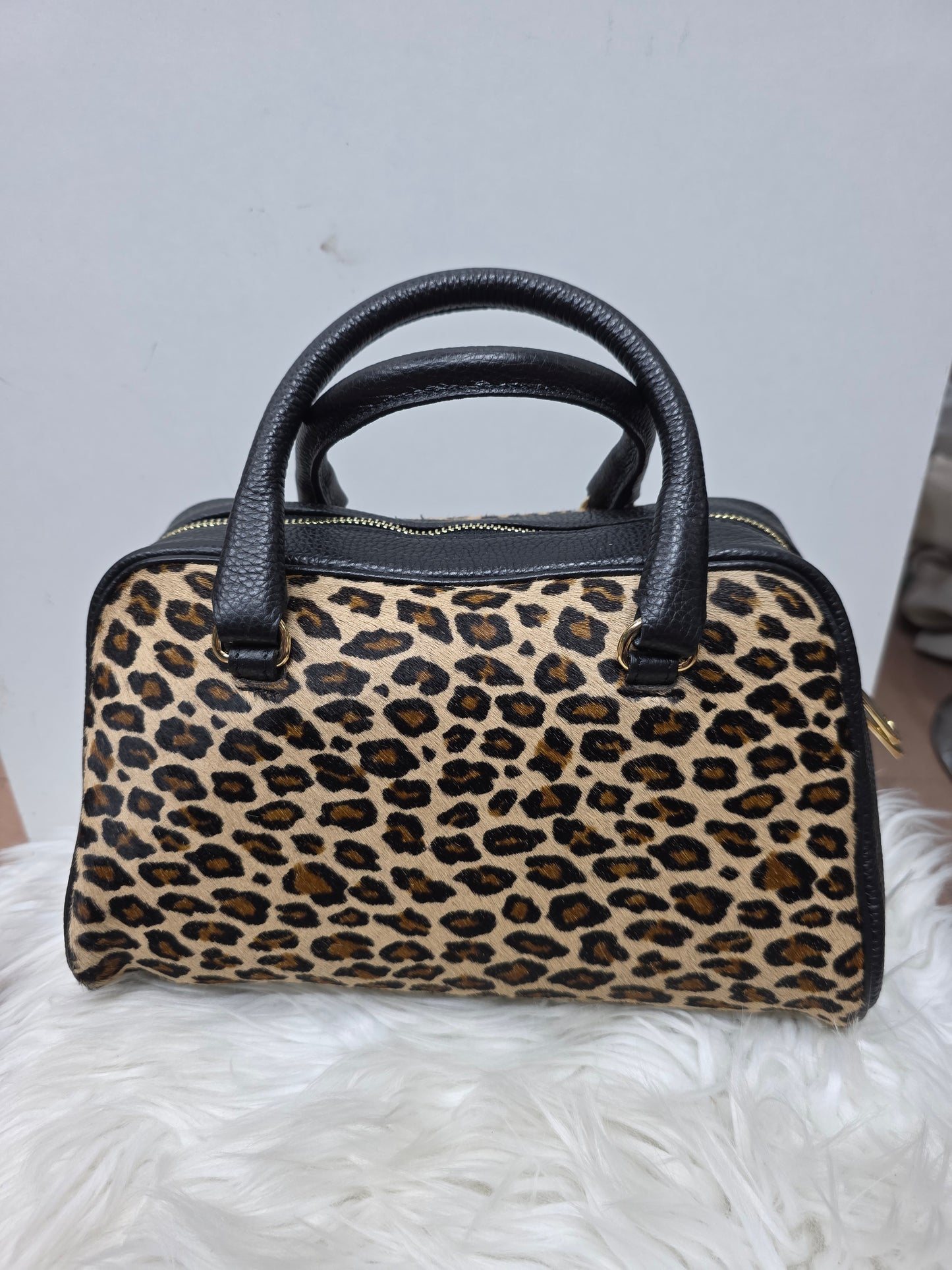 Pulicati bauletto pelle e cavallino