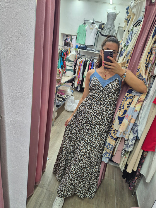 Abito Animalier/denim