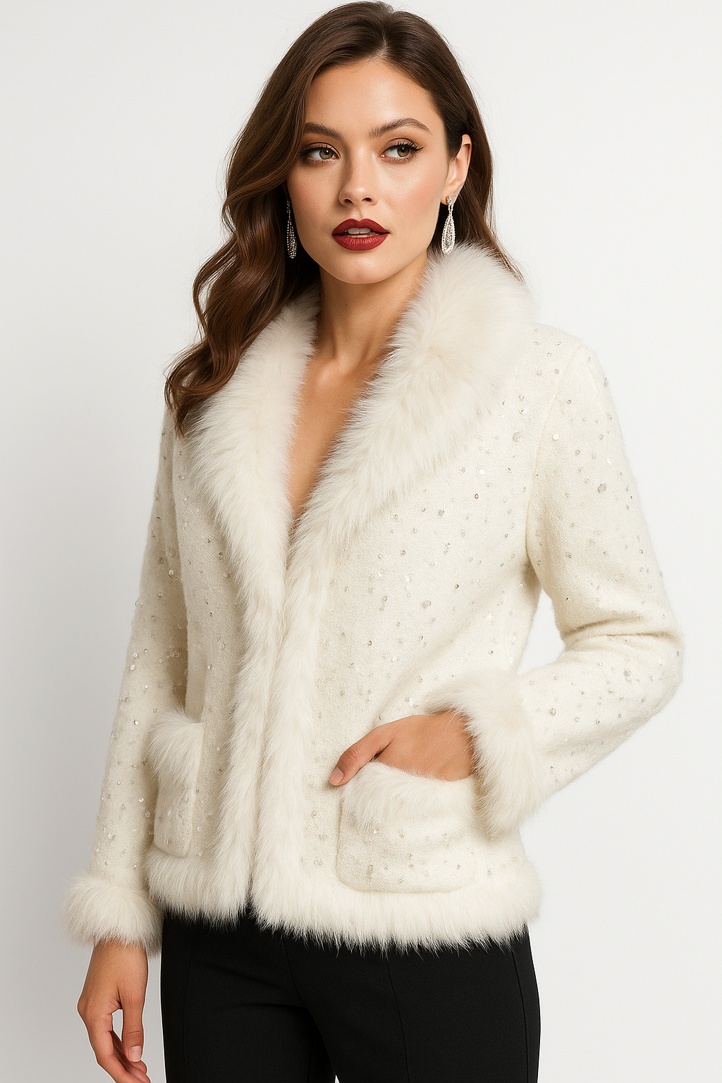 Ecopelliccia Glitter