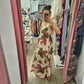 Abito fiori cotone