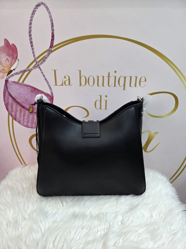 Shopper bag nera fibia