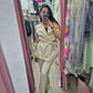 Coordinato gessato gilet