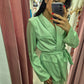 Tailleur Raso verde