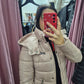 Piumino cammello rds