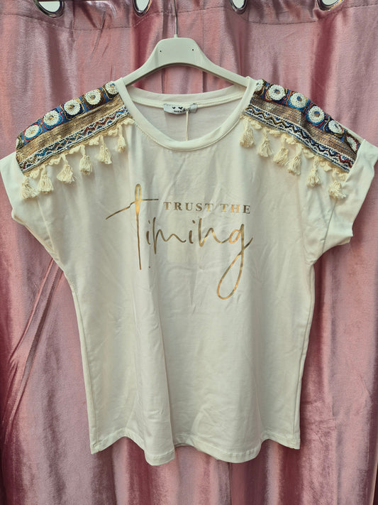 T-shirt Ricamo
