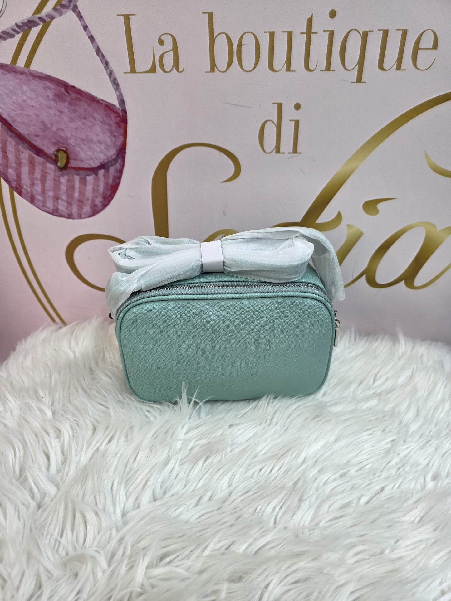 Tracolla verde acqua gio