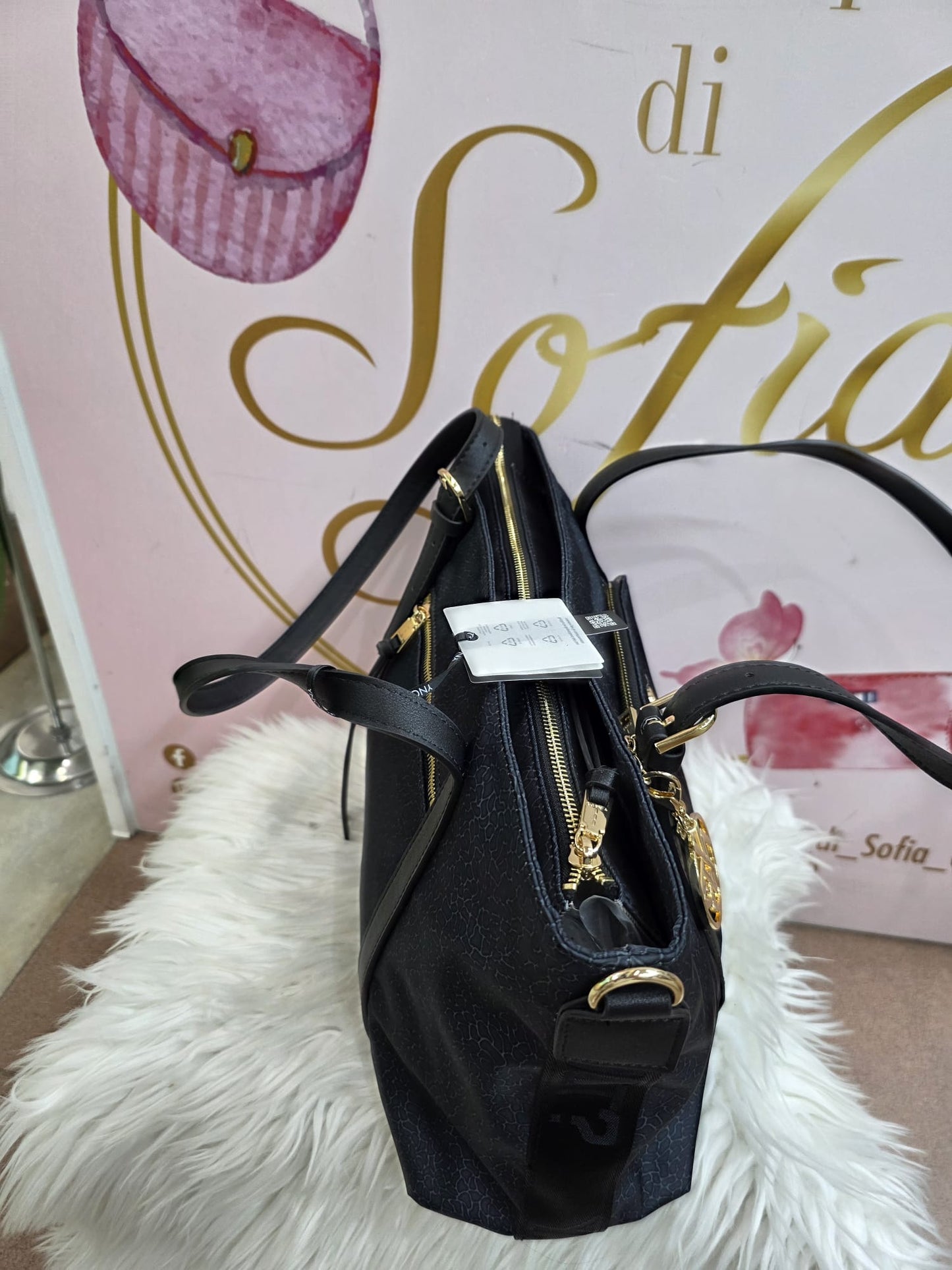 Shopper impermeabile nera ynot